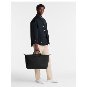 Longchamp Le Pliage Cuir Travel Bag Leather NWT $1030